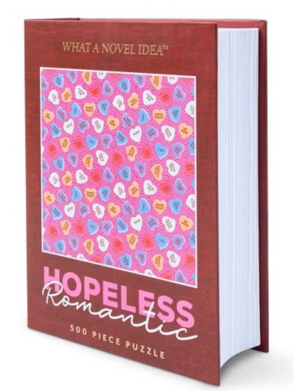 WHAT A NOVEL IDEA "Hopeless Romantic" 500 Piece Puzzle - NEW